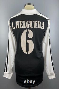 Real Madrid 2001 2002 Champions League Match Shirt Helguera Camiseta Jersey