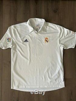 Real Madrid 2001 2002 La Liga McManaman Match Worn Shirt Jersey Camiseta