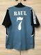 Real Madrid 2001 Raul #7 Vintage Third Football Shirt Soccer Jersey Rare size S
