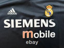 Real Madrid 2002/2003 Adidas Away Football Shirt Soccer Jersey size M