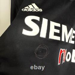 Real Madrid 2002/2003 Home Shirt Jersey Adidas Size XL Centenary #3 R. Carlos