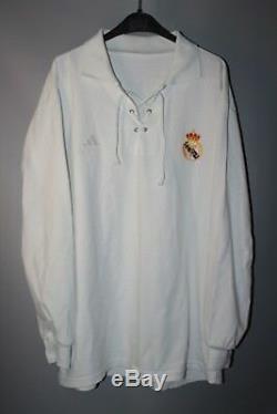 Real Madrid 2002 Centerary Shirt Jersey Camiseta Veterans Long Sleeve Adidas