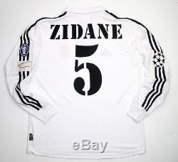 Real Madrid 2002 Zidane Champions League Final Jersey, XL (Mint Condition)