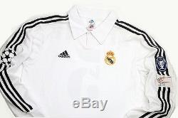 Real Madrid 2002 Zidane Champions League Final Jersey, XL (Mint Condition)