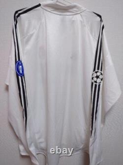 Real Madrid 2003 2004 Adidas Football Home Long Sleeve Jersey Shirt Size XL