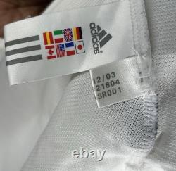Real Madrid 2003/2004 Home Football Shirt Jersey Adidas #5 Zidane Size XL