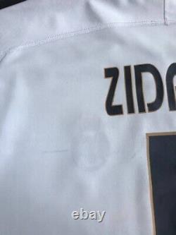 Real Madrid 2003 2004 Home Football Shirt Jersey Adidas Vintage Zidane #5 Rare