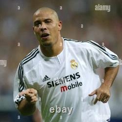 Real Madrid 2003/2004 Home ORIGINAL Adidas VTG Rare Soccer Jersey (L)