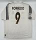 Real Madrid 2003/2004 Home Ronaldo #9 Authentic Adidas Jersey L Men White