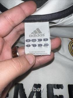 Real Madrid 2003/2004 Home Ronaldo #9 Authentic Adidas Jersey L Men White