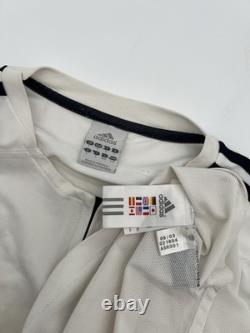 Real Madrid 2003/2004 Home Ronaldo #9 Authentic Adidas Jersey L Men White