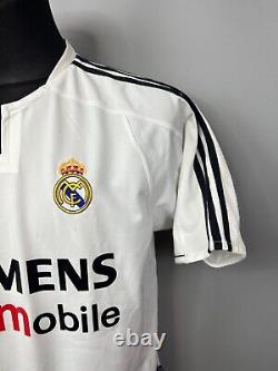 Real Madrid 2003 2004 R Carlos Home Shirt Football Soccer Jersey Adidas Size M