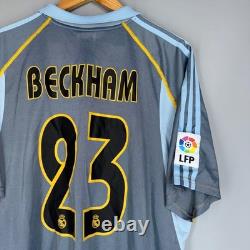 Real Madrid 2003 2004 Third Football Shirt Jersey Adidas XL #23 Beckham