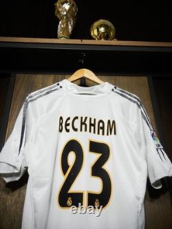 Real Madrid 2004/05 Home Jersey David Beckham #23 Medium (MPN AJF003)