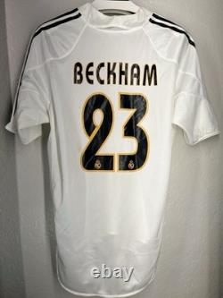 Real Madrid 2004 2005 Home Football Shirt Soccer Jersey Adidas 367841 23 Beckham