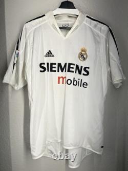 Real Madrid 2004 2005 Home Football Shirt Soccer Jersey Adidas 367841 23 Beckham