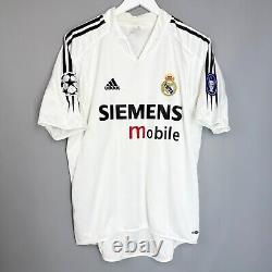 Real Madrid 2004 2005 Home Football Shirt Soccer Jersey Adidas 367841 23 Beckham