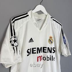 Real Madrid 2004 2005 Home Football Shirt Soccer Jersey Adidas 367841 23 Beckham