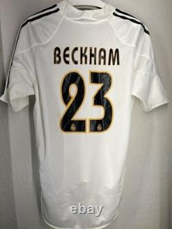 Real Madrid 2004 2005 Home Football Shirt Soccer Jersey Adidas 367841 23 Beckham