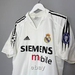 Real Madrid 2004 2005 Home Football Shirt Soccer Jersey Adidas 367841 23 Beckham