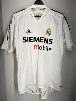Real Madrid 2004 2005 Home Football Shirt Soccer Jersey Adidas 367841 23 Beckham