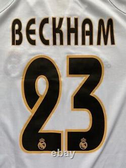 Real Madrid 2004 2005 Home Football Shirt Soccer Jersey Adidas 367841 Beckham L