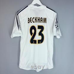 Real Madrid 2004 2005 Home Football Shirt Soccer Jersey Adidas 367842 23 Beckham