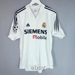 Real Madrid 2004 2005 Home Football Shirt Soccer Jersey Adidas 367842 23 Beckham