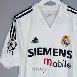 Real Madrid 2004 2005 Home Football Shirt Soccer Jersey Adidas 367842 23 Beckham