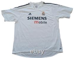 Real Madrid 2004 2005 Home football Adidas shirt #23 Beckham Size 2XL