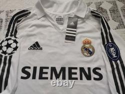 Real Madrid 2005/2006 Champions League #9 Ronaldo jersey adidas white XL