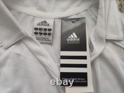 Real Madrid 2005/2006 Champions League #9 Ronaldo jersey adidas white XL