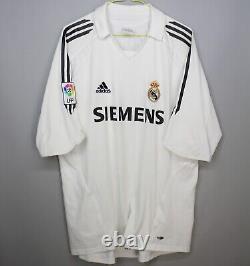 Real Madrid 2005 2006 Home Football Shirt Soccer Jersey Adidas
