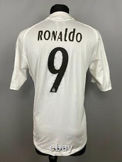 Real Madrid 2005 2006 Ronaldo Home Shirt Football Soccer Adidas Jersey Size L