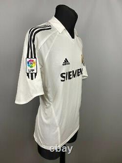 Real Madrid 2005 2006 Ronaldo Home Shirt Football Soccer Adidas Jersey Size L