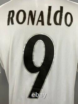 Real Madrid 2005 2006 Ronaldo Home Shirt Football Soccer Adidas Jersey Size L