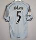 Real Madrid 2005 2006 Third Football Shirt Jersey #5 Zidane Camiseta Adidas