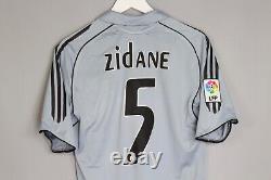 Real Madrid 2005 2006 Third Football Shirt Jersey #5 Zidane Camiseta Adidas