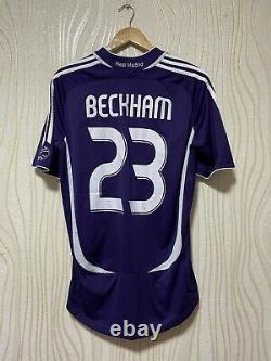 Real Madrid 2006 2007 Third Football Shirt Soccer Jersey Adidas 055226 Beckham