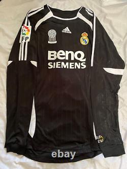 Real Madrid 2006 Away Shirt Long-Sleeve Robinho Brazil Size XXL