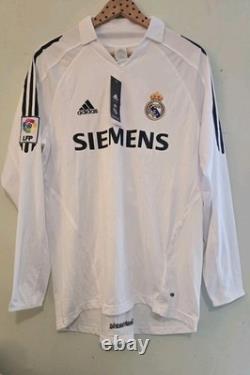 Real Madrid 2006 Zidane #5 long sleeve jersey