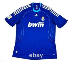 Real Madrid 2008 2009 Away Football Jersey Soccer Shirt Adidas Men's Size XL