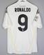 Real Madrid 2009 2010 Home Adidas Football Soccer Shirt Jersey Men #9 Ronaldo