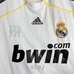 Real Madrid 2009 2010 Home Adidas Football Soccer Shirt Jersey Men #9 Ronaldo