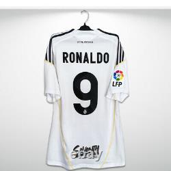 Real Madrid 2009 2010 Official Home Jersey Ronaldo La Liga Edition Shirt (M)