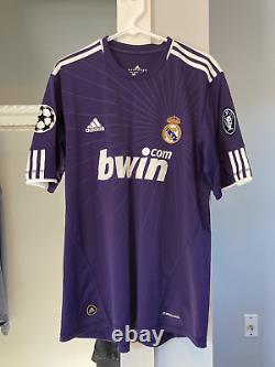 Real Madrid 2010/11 THIRD Soccer Jersey NO NAME/NUMBER Adidas Men's Size L UCL