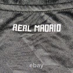 Real Madrid 2010/2011 Black & Gold Ronaldo #7 Adidas Soccer Jersey Shirt Men's L