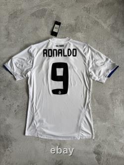 Real Madrid 2010 2011 Home Soccer Jersey #9 Ronaldo Adidas P96163 BNWT size M