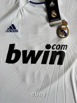 Real Madrid 2010 2011 Home Soccer Jersey #9 Ronaldo Adidas P96163 BNWT size M