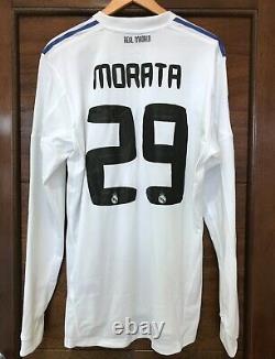 Real Madrid 2010-2011 Morata match worn home Formotion player issue jersey
